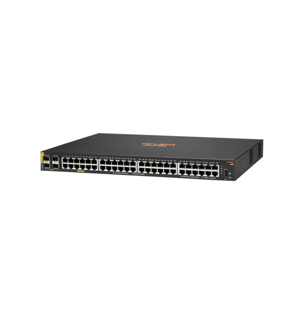 Switch Aruba 6100 48G Classe 4 PoE 4SFP+ 370 W (JL675A)