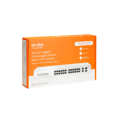 Switch Aruba Instant On 1430 26G 2SFP (R8R50A)