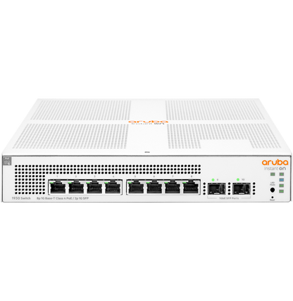Switch Aruba Instant On 1930 8G Classe 4 PoE 2SFP 124 W (JL681A)