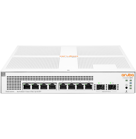 Switch Aruba Instant On 1930 8G Classe 4 PoE 2SFP 124 W (JL681A)