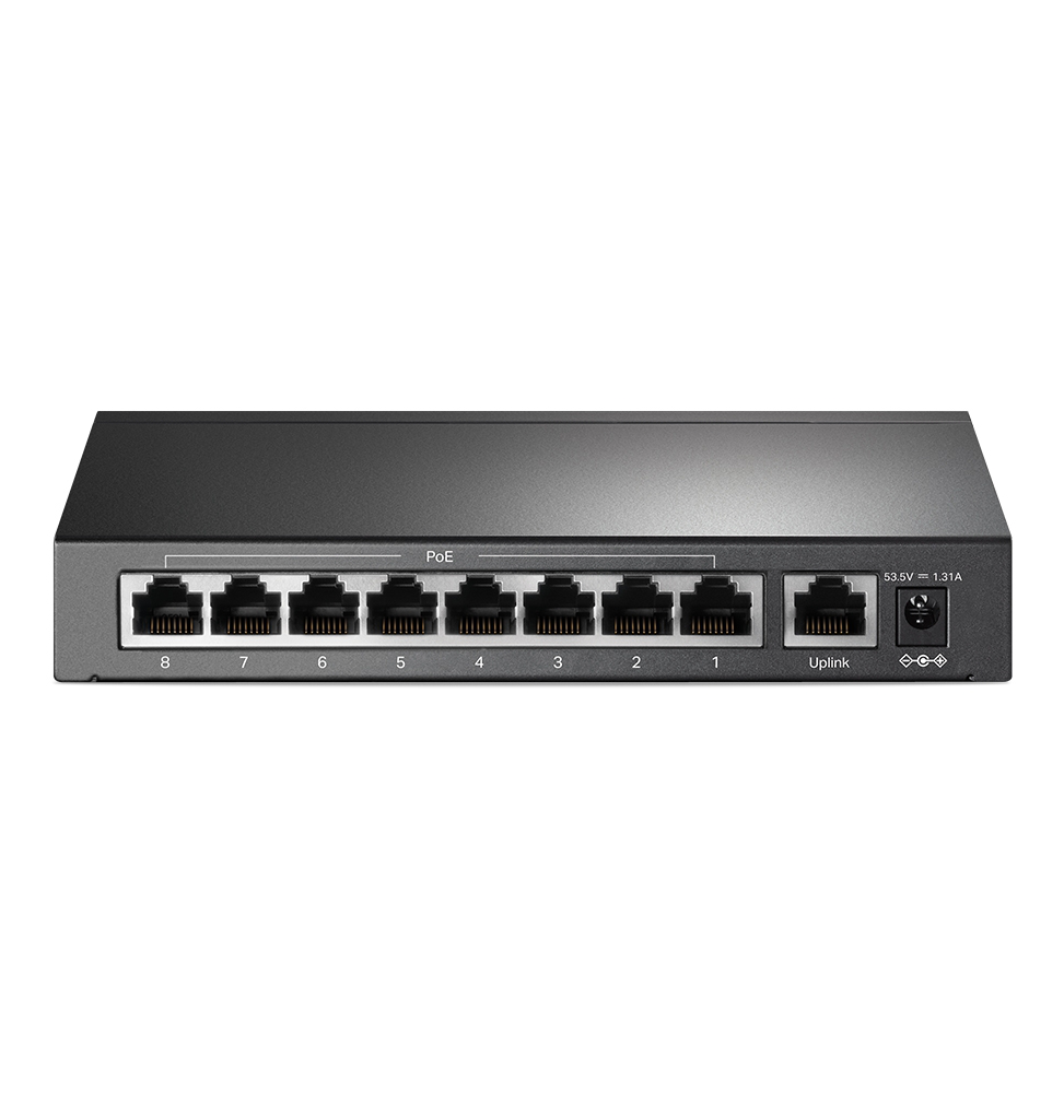 TL-SF1009P - Switch de bureau 9 ports 10/100 Mbps avec PoE + 8 ports