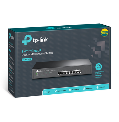 Switch de bureau TP-Link TL-SG1008 Gigabit 8 ports