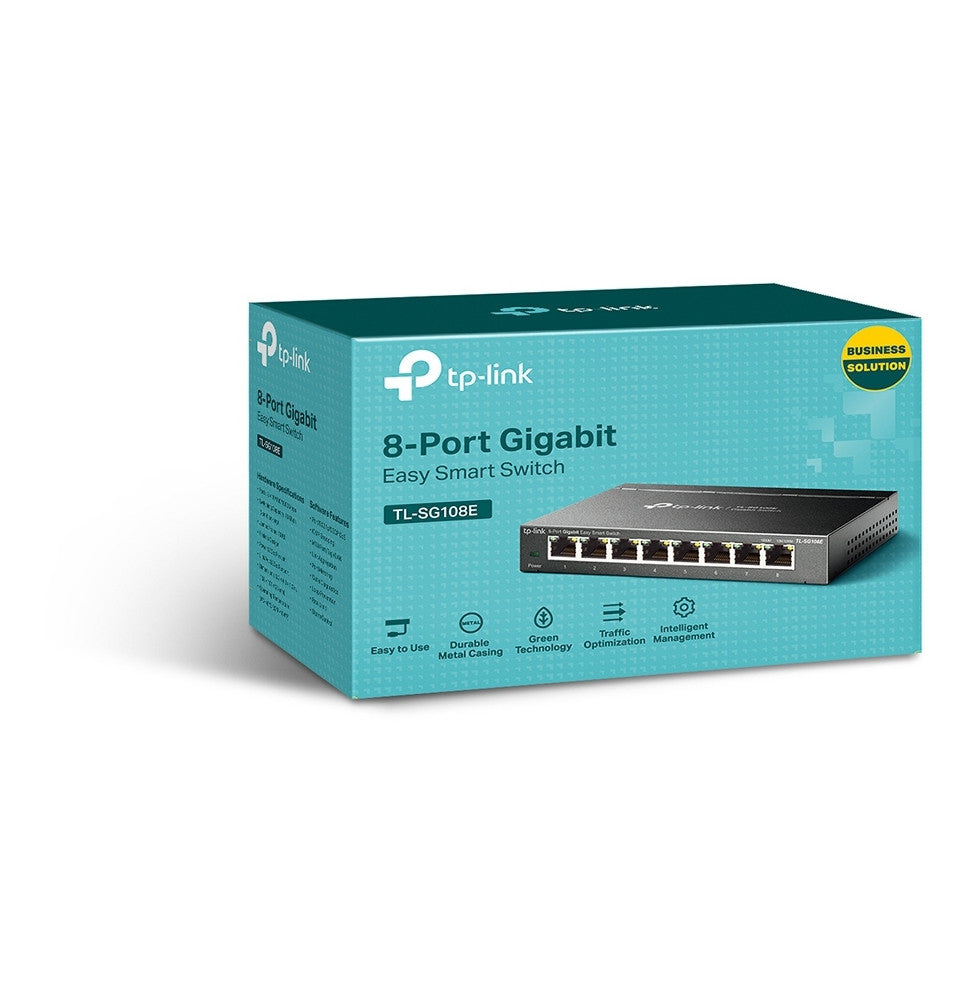 Switch de bureau TP-Link TL-SG108E 8 Ports Gigabit