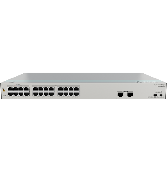 Switch Huawei S110-24LP2SR (24*10/100/1000BASE-T ports. 2*GE SFP ports. PoE+. AC power)