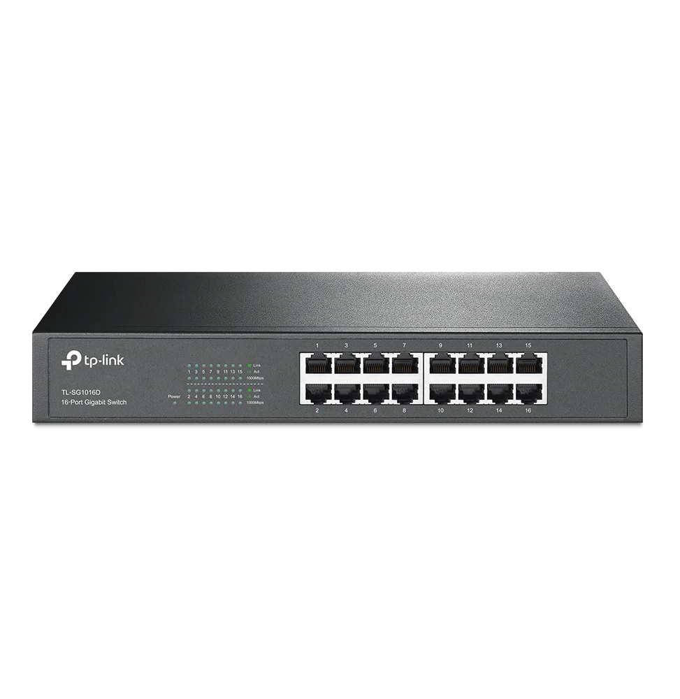 Switch rackable de bureau TP-Link TL-SG1016D 16 ports Gigabit