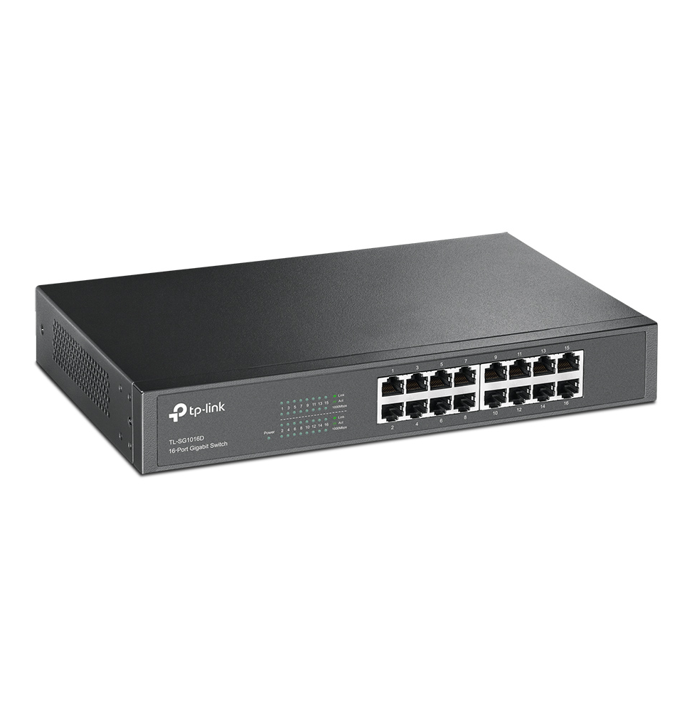 Switch rackable de bureau TP-Link TL-SG1016D 16 ports Gigabit