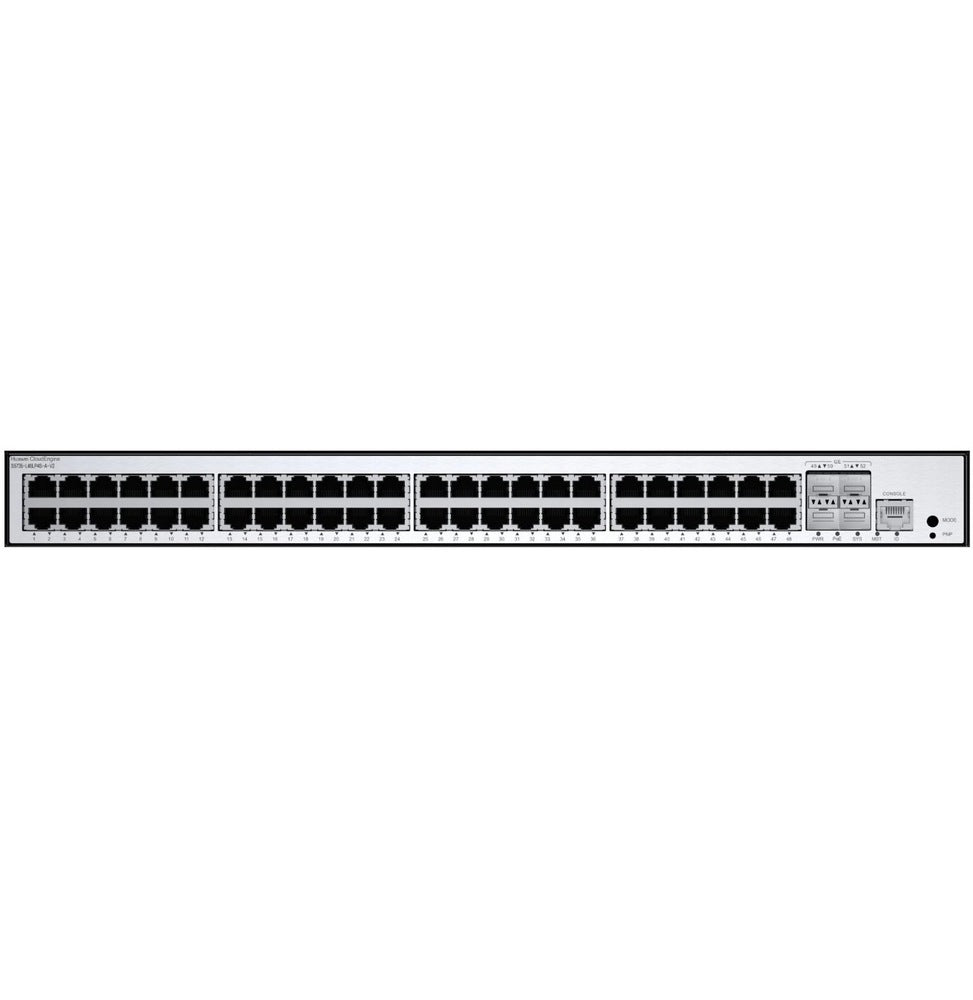 Switch Huawei S5735-L48T4XE-A-V2 (48*GE ports. 4*10GE SFP+ ports. 2*12GE stack ports. AC power)