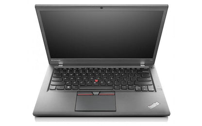 Lenovo ThinkPad T450 Ultrabook 14" HD+ | Intel Core i5-5300U @ 2.90 GHz (5th Gen), 256GB SSD, 8GB RAM, , VGA, DisplayPort, 1Gb Ethernet, Bluetooth, Windows 10 Pro x64 | Grade A (Certified Refurbished) - 1 Year Warranty