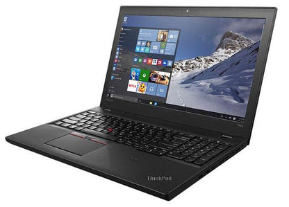 Lenovo ThinkPad T560 Enterprise Ultrabook | 15.6" FHD IPS (1080p) | Intel Core i5-6300U (6th Gen), 16GB RAM, 256GB SSD, Windows 10 Pro x64, Intel HD Graphics 620, HDMI, Bluetooth, Black | Grade A (Certified Refurbished) - 1 Year Warranty