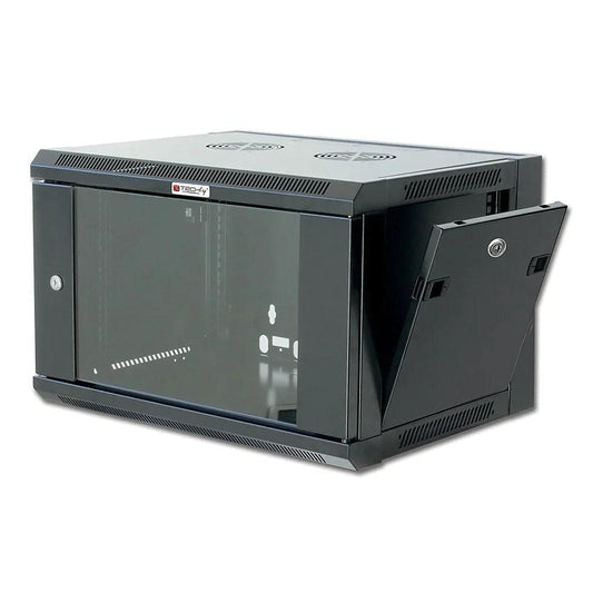 Techly Networking Wall armoire baie 19" 6u, Depth of 450mm, Black - ADYASTORE casablanca maroc
