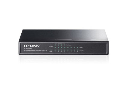 TP-Link TL-SG1008P 4-Port PoE 64W Gigabit Desktop Switch with 4-Port RJ45
