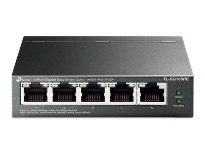 TP-Link TP-SG105PE 4-Port PoE+ 65W Gigabit Smart Switch