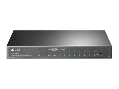 TP-Link TL-SG1210MPE 8-Port PoE+ 123W Gigabit Easy Smart Switch with 1-Port RJ45 and 1x Combo SFP/RJ45 Slots