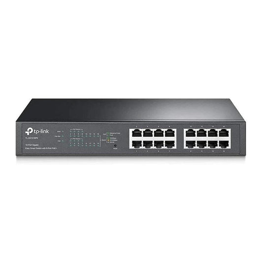 TP-Link 16-Port Gigabit Easy Smart PoE Switch with 8-Port PoE+ - ADYASTORE casablanca maroc