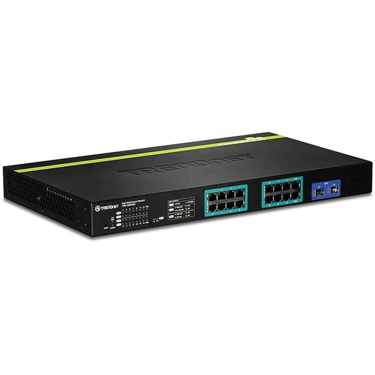 TRENDnet 16-Port Gigabit Web Smart PoEPlus Switch - ADYASTORE casablanca maroc