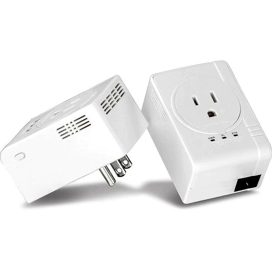 TRENDnet Powerline 500 AV Nano Adapter Kit with Built-In Outlet - ADYASTORE casablanca maroc