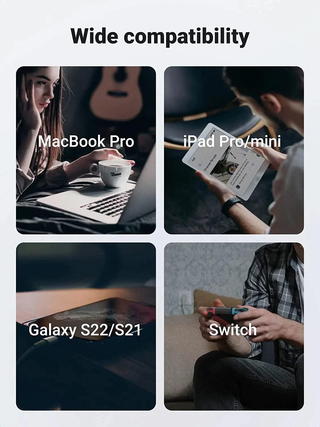 UGREEN 2 Pack USB C to USB C Charger Cable 100W 65W Power Delivery - ADYASTORE casablanca maroc