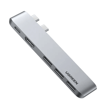 UGREEN MacBook Pro USB C Hub Adapter 5 IN 2 HDMI 4K Type C Port Thunderbolt 3 for Video, 100W PD Charging - ADYASTORE casablanca maroc