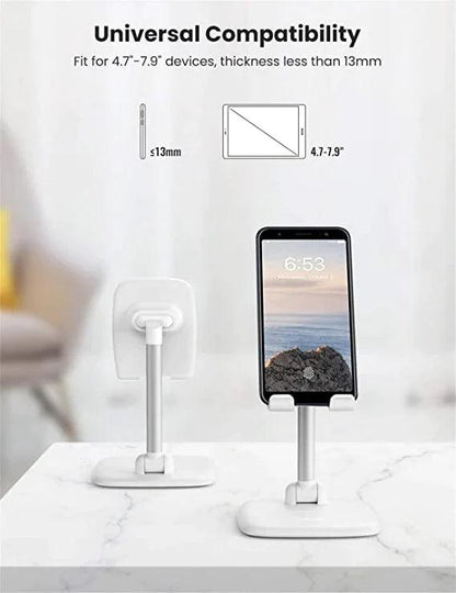 UGREEN Mobile Phone Stand Desk Video Call Holder Adjustable Flexible Foldable Travel Mount - ADYASTORE casablanca maroc