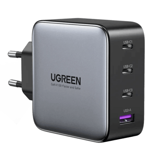 Ugreen Nexode 100W USB C Wall Charger - 4 Ports - ADYASTORE casablanca maroc