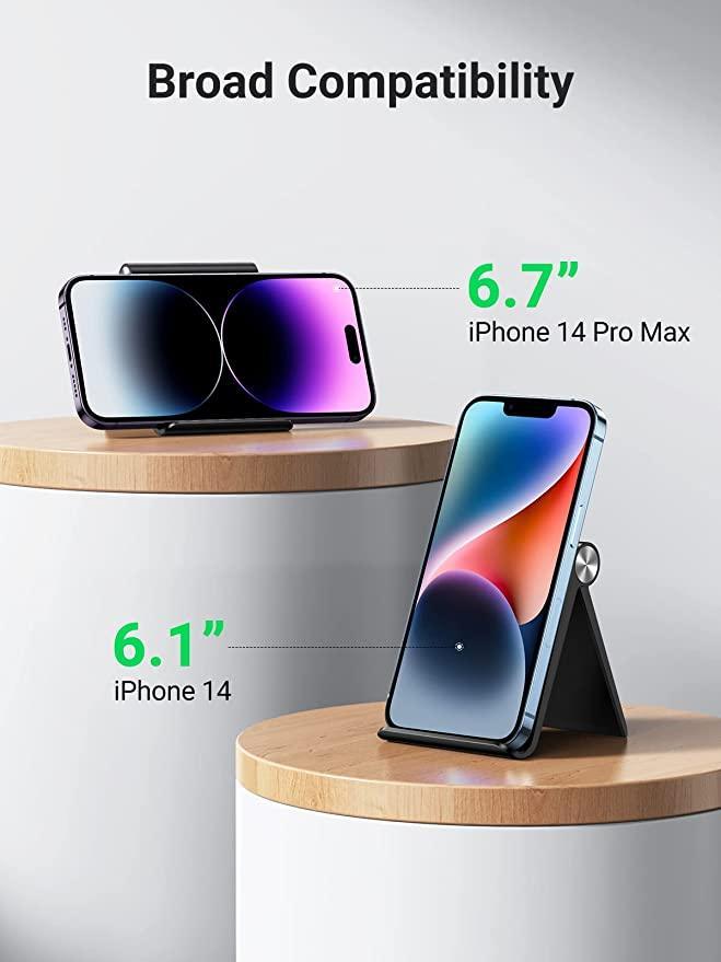 UGREEN Phone Stand for Desk Adjustable Mobile Desktop Holder - ADYASTORE casablanca maroc