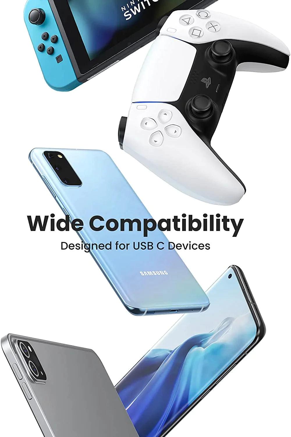 UGREEN USB C Cable 3A Fast Charging USB to Type C Lead Nylon Braided - ADYASTORE casablanca maroc