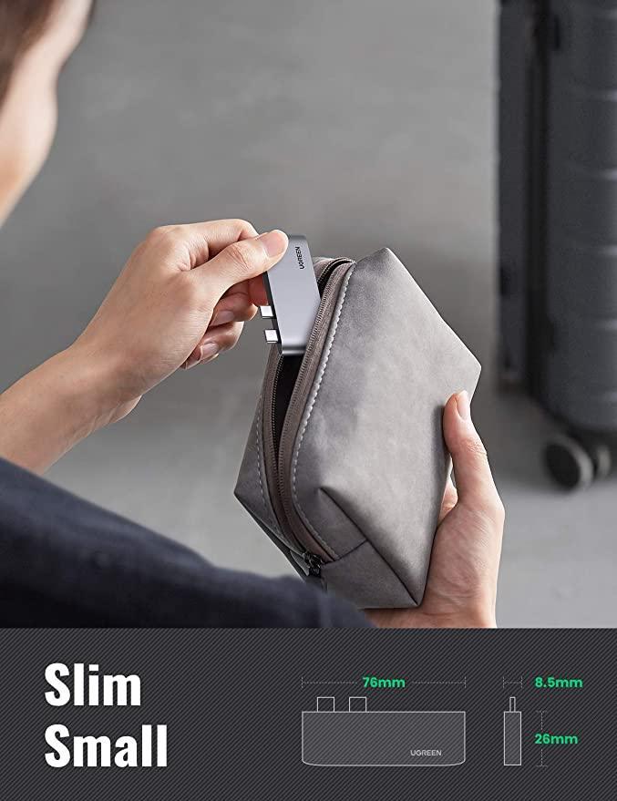 UGREEN USB C Hub Macbook Adapter 3-IN-2 - ADYASTORE casablanca maroc