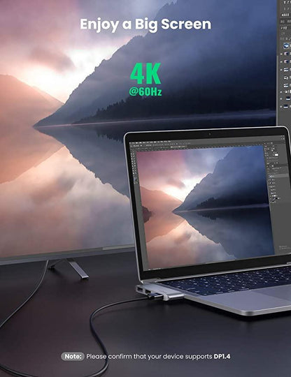 UGREEN USB C Hub Macbook Adapter 3-IN-2 - ADYASTORE casablanca maroc