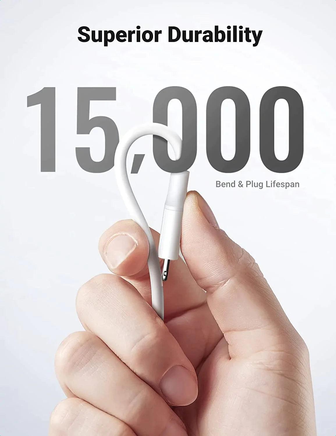 UGREEN USB C to Lightning Cable MFi Certified Type C iPhone Charger Cable - ADYASTORE casablanca maroc