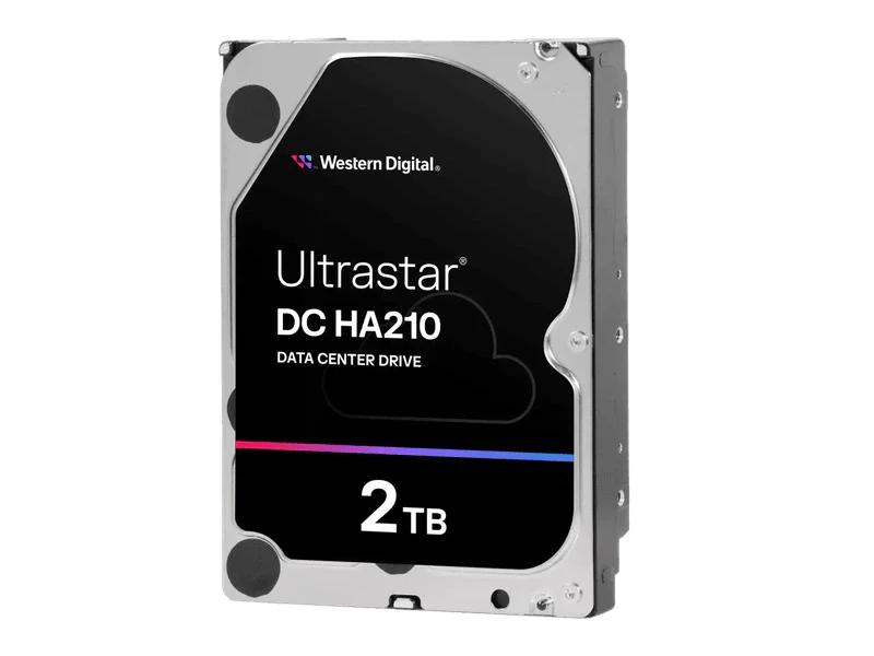 WD Ultrastar DC HA210 2TB 3.5" SATA 7200RPM Enterprise Hard Drive