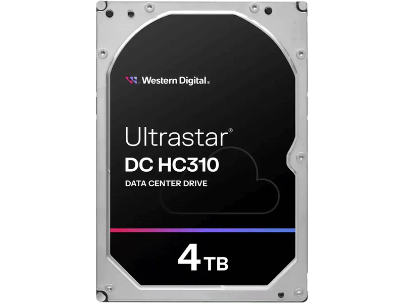 WD Ultrastar DC HC310 4TB 3.5" SAS 7200RPM SE Enterprise Hard Drive