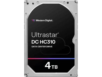 WD Ultrastar DC HC310 4TB 3.5" SAS 7200RPM SE Enterprise Hard Drive