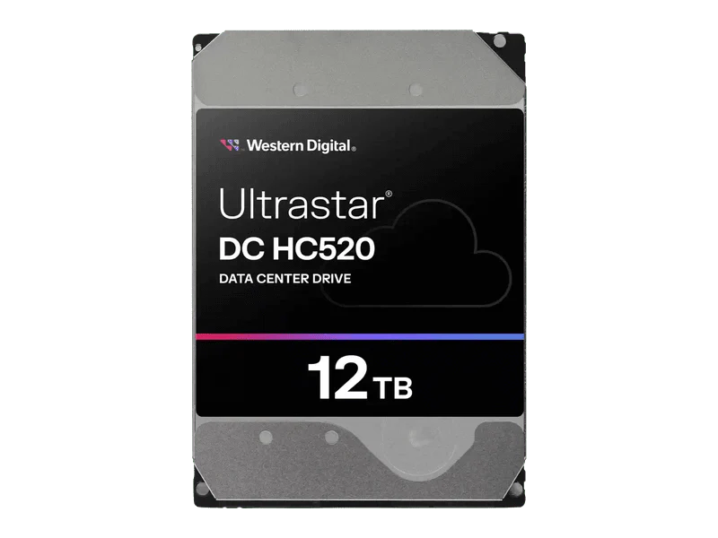 WD Ultrastar DC HC520 12TB 3.5"  SATA 7200RPM SE Enterprise Hard Drive