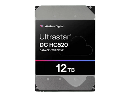 WD Ultrastar DC HC520 12TB 3.5"  SATA 7200RPM SE Enterprise Hard Drive