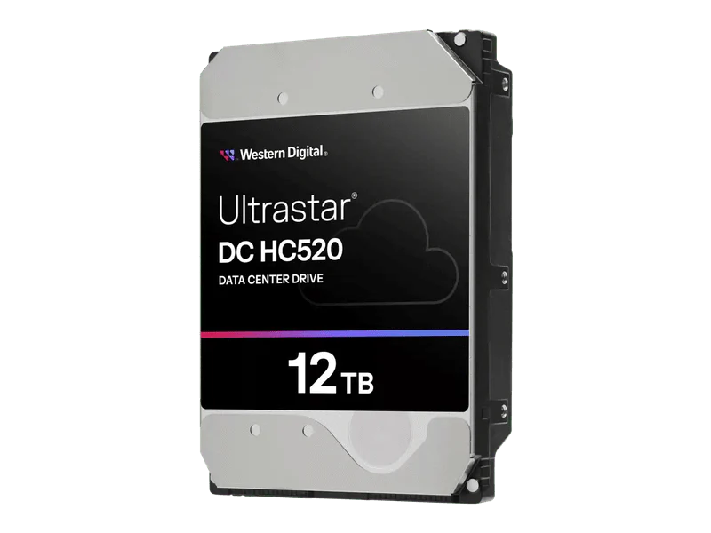 WD Ultrastar DC HC520 12TB 3.5"  SATA 7200RPM SE Enterprise Hard Drive