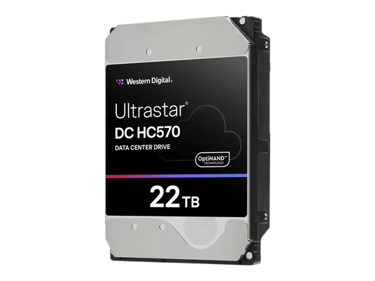 WD Ultrastar DC HC570 22TB 3.5" SATA 7200RPM SE Enterprise Hard Drive