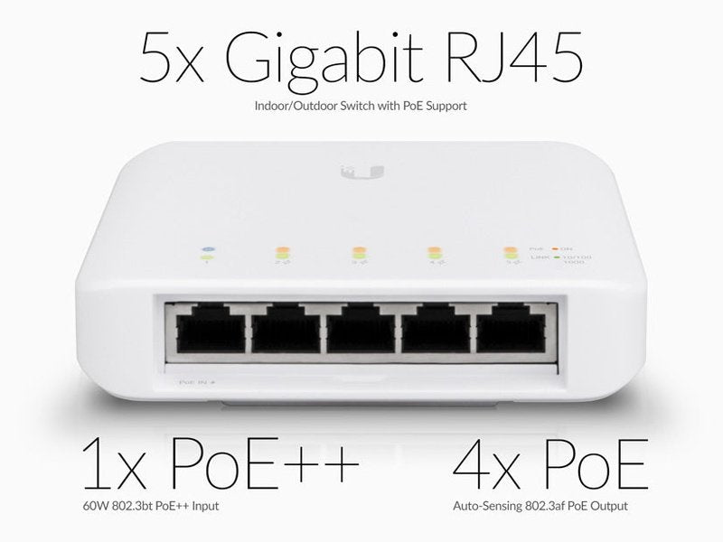 Ubiquiti USW-Flex 5-Port Managed Gigabit PoE Switch