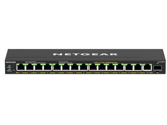 Netgear GS316EPP 16 Port Gigabit PoE+ 231W Managed Switch
