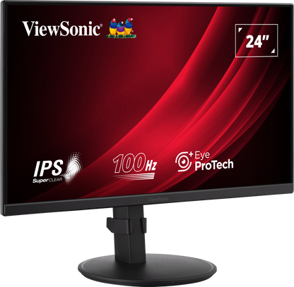 ViewSonic VG2408 — Moniteur ergonomique 24 pouces IPS Full HD 100 Hz