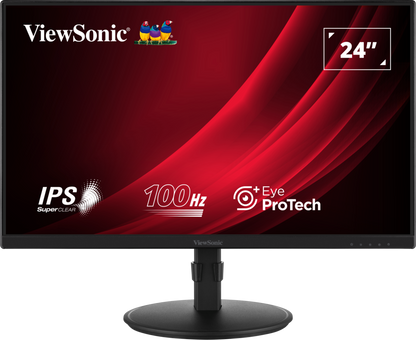 ViewSonic VG2408 — Moniteur ergonomique 24 pouces IPS Full HD 100 Hz