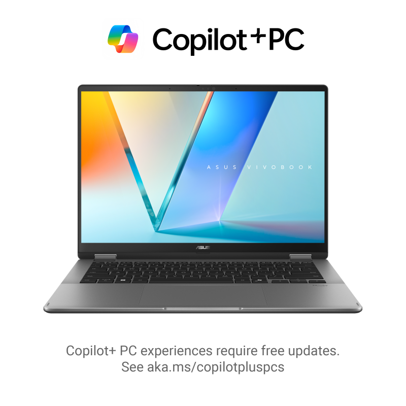 ASUS VIVOBOOK 14 FLIP TP3407 U7 256V 14'' OLED WUXGA 16Go 1To SSD W11H MATTE GRAY 12M (90NB14Y1-M007M0)
