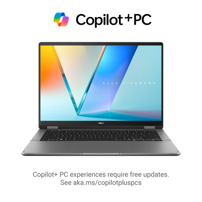 ASUS VIVOBOOK 14 FLIP TP3407 U7 256V 14'' OLED WUXGA 16Go 1To SSD W11H MATTE GRAY 12M (90NB14Y1-M007M0)