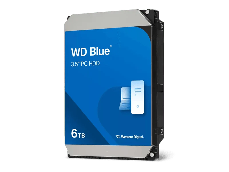 Western Digital WD Blue 6TB 3.5" 5400RPM SATA HDD (WD60EZAX)