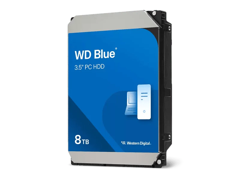 Western Digital WD Blue  8TB 3.5" 5640RPM SATA Hard Drive (WD80EAZZ)