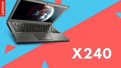 Lenovo ThinkPad X240 12.5'' Ultrabook |  Intel® Core™i5-4300U (4th Gen) , 8GB RAM, 256GB SSD, Intel HD Graphics 4400, Windows 10 Pro, Grade A | 1 Year Warranty