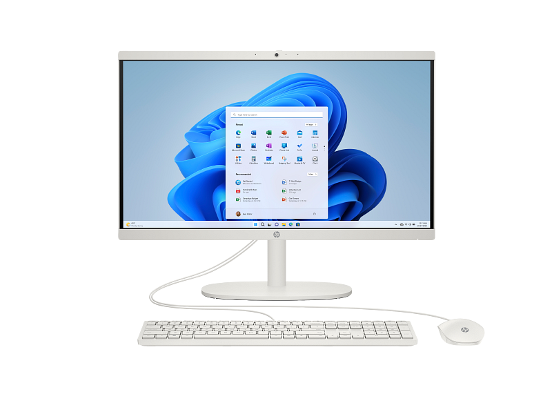 HP 22 AIO 22-dg0004nk i3-N300 RAM 8GB HDD 256GB SSD Graphics Intel Internal OS Win 11 H Ecran 21.5'' Couleur Blanc (A2AR8EA)