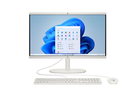 HP 22 AIO 22-dg0004nk i3-N300 RAM 8GB HDD 256GB SSD Graphics Intel Internal OS Win 11 H Ecran 21.5'' Couleur Blanc (A2AR8EA)