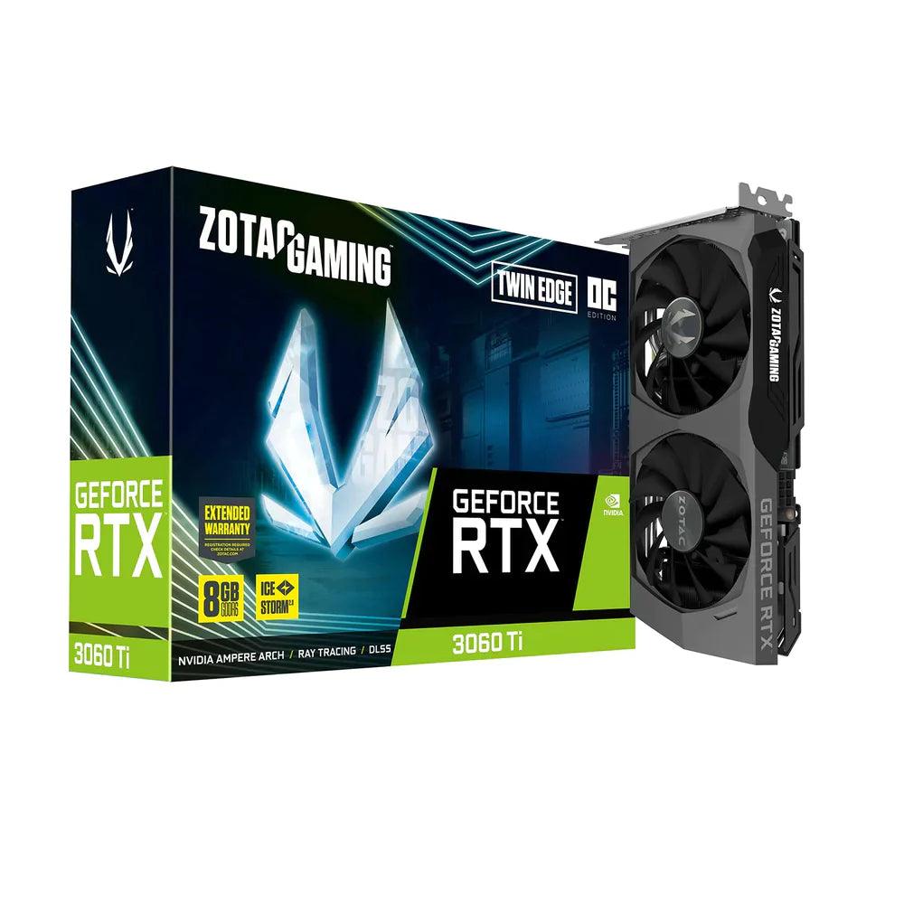 ZOTAC Gaming GeForce RTX 3060 Ti Twin Edge OC 8GB GDDR6 Graphics Card - ADYASTORE casablanca maroc