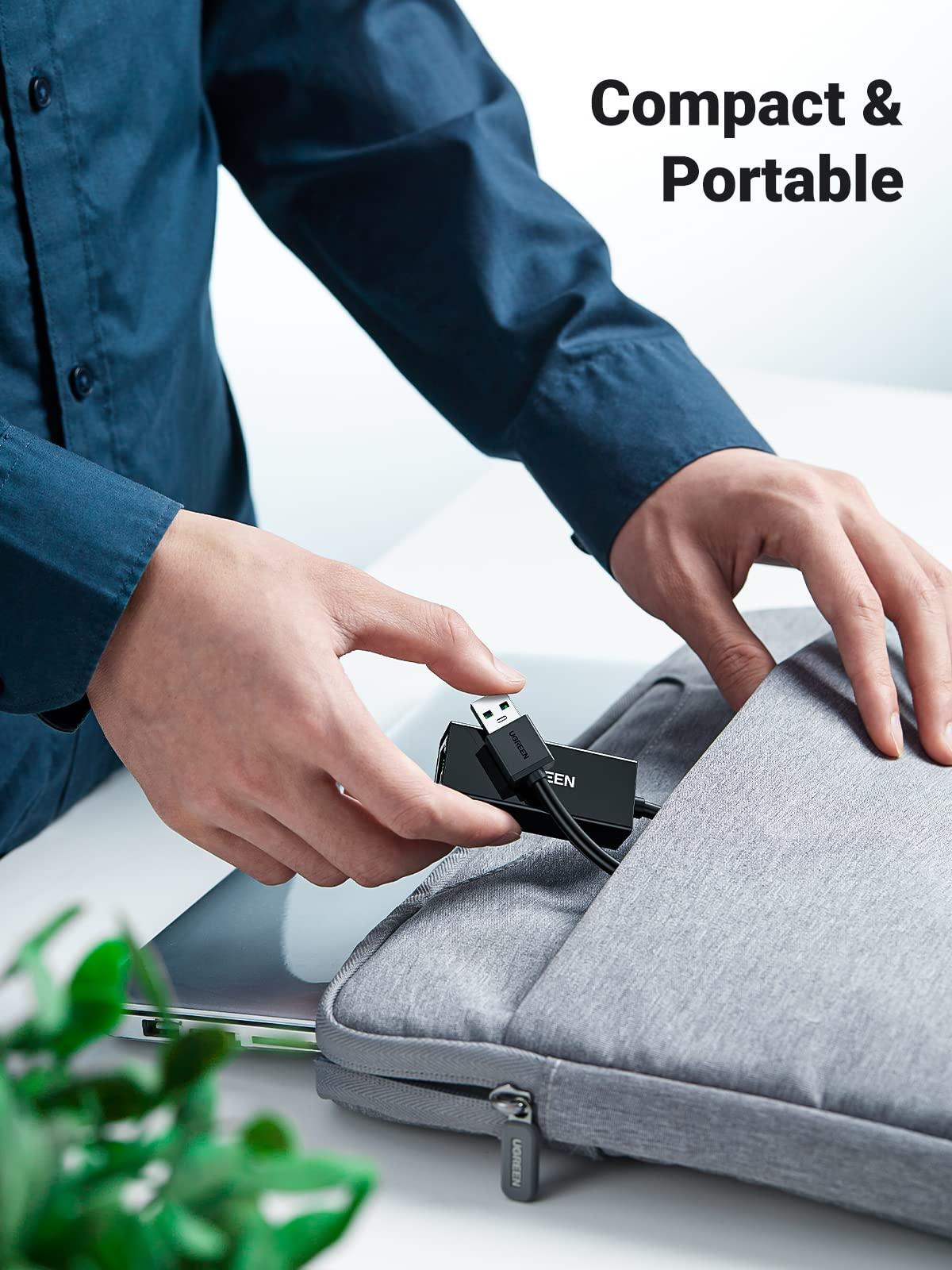 UGREEN Adaptateur USB Ethernet Gigabit USB 3.0 vers RJ45 à 1000 Mbps Adaptateur Réseau - ADYASTORE casablanca maroc