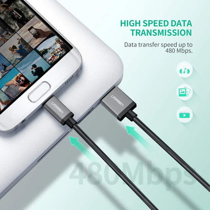 Ugreen USB to Micro USB Cable - ADYASTORE casablanca maroc